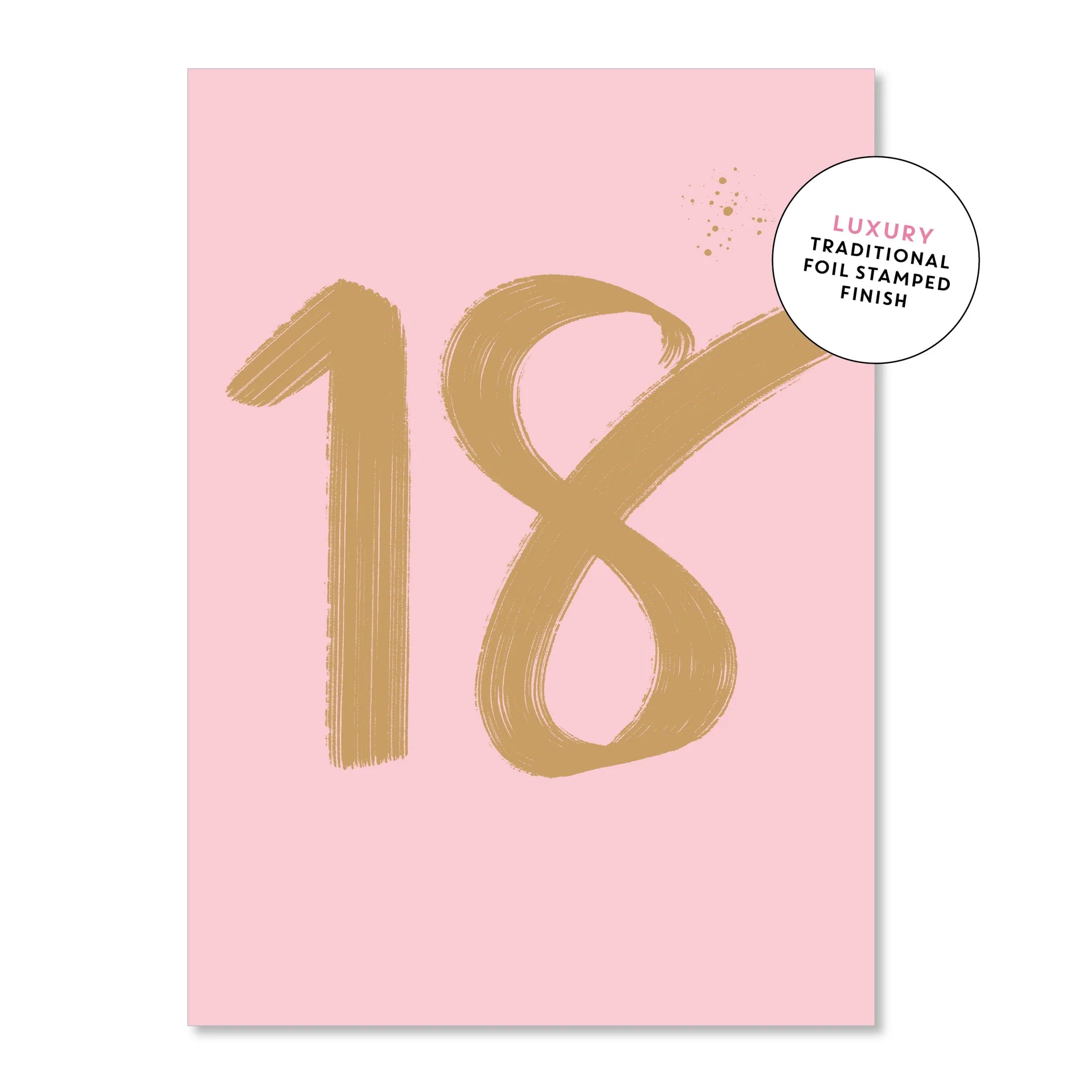 18 Pink | Greeting Card