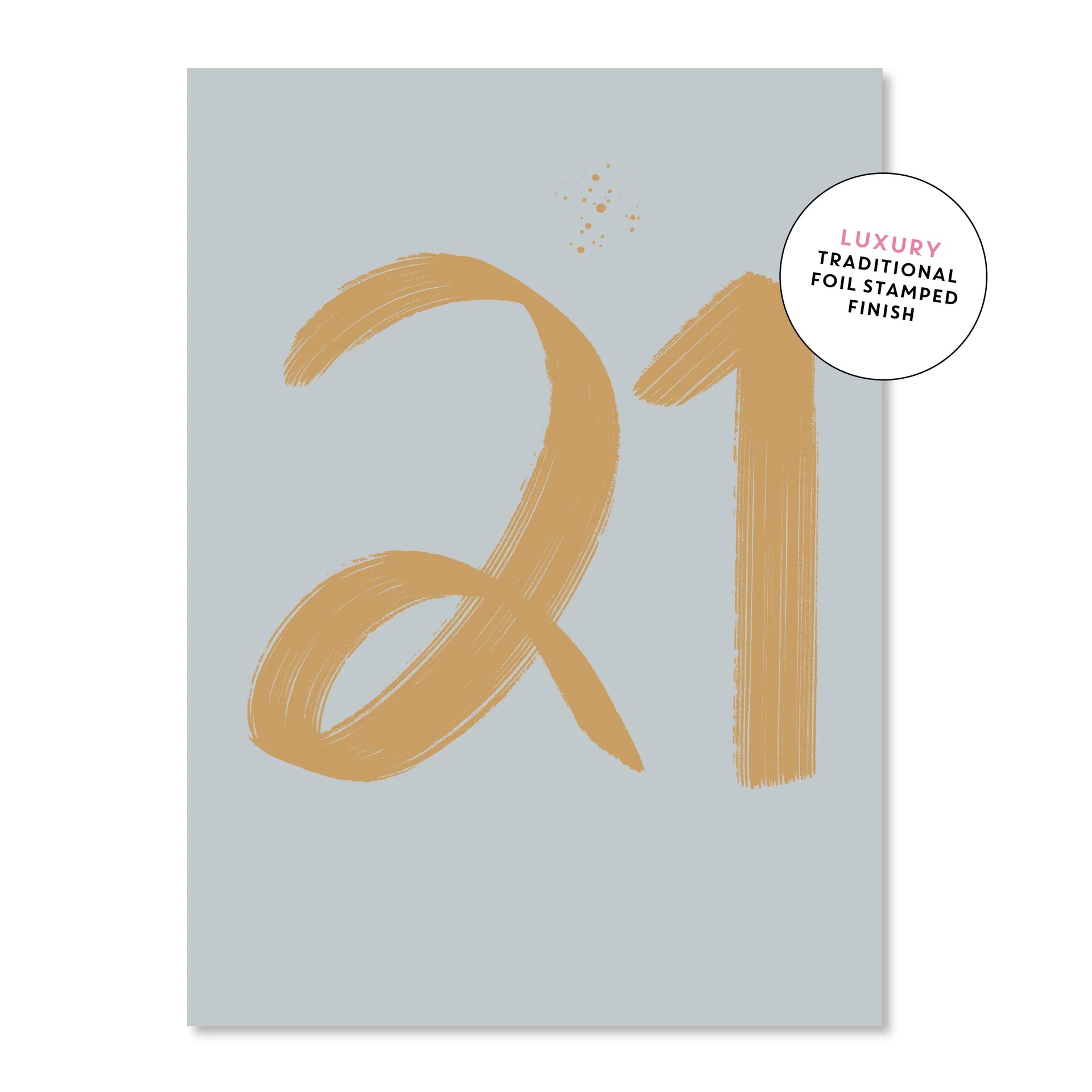 21 Charcoal | Greeting Card