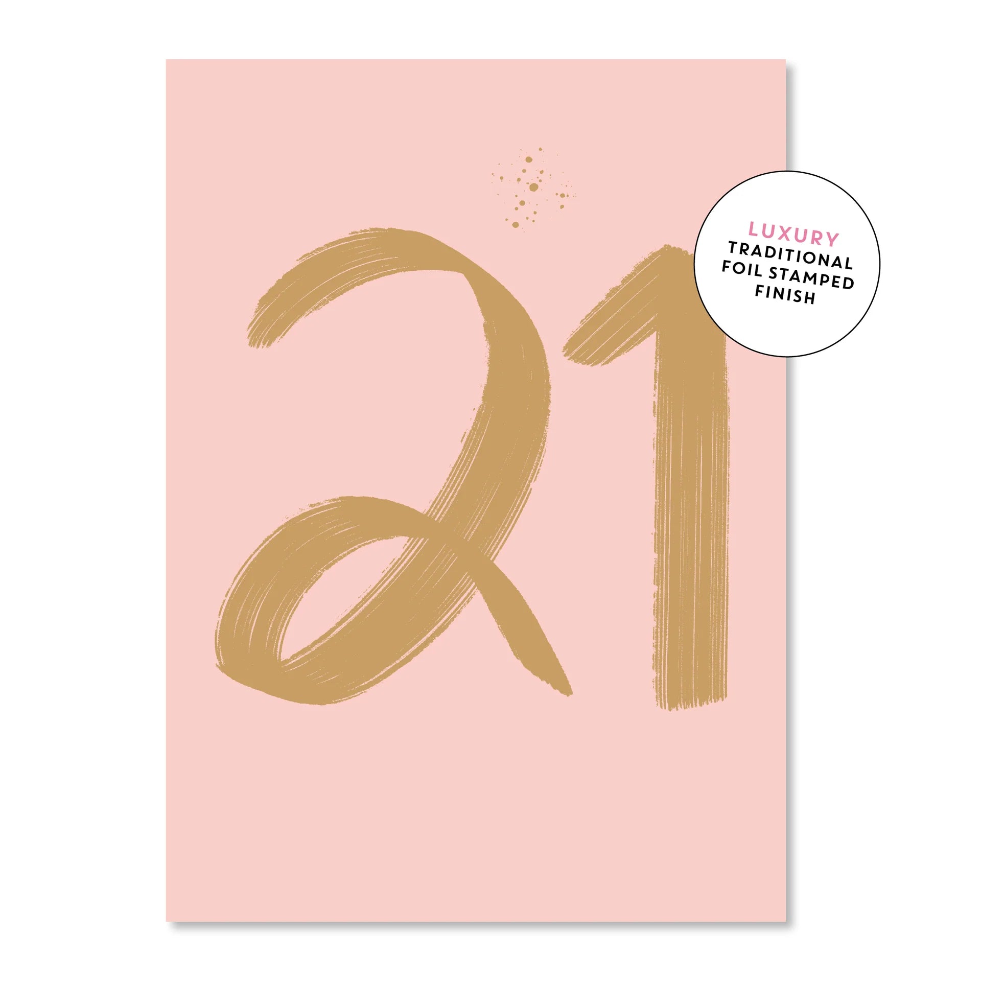 21 Peachy | Greeting Card