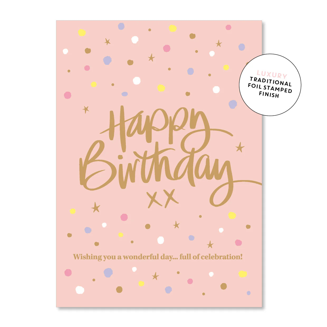 Pretty Peachy Confetti | Greeting Card