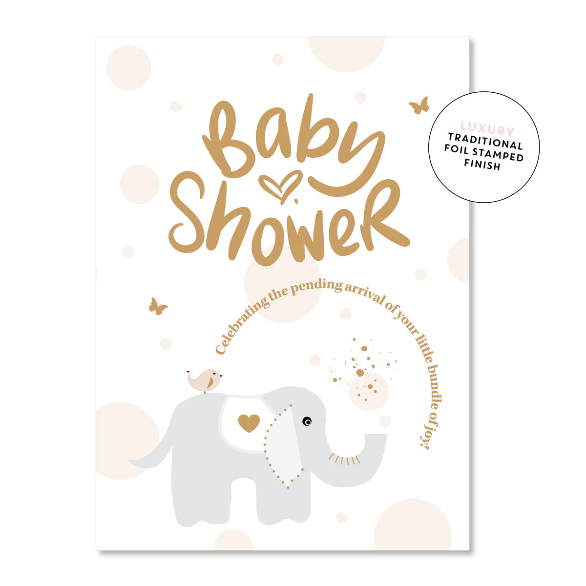 Baby Shower Elephant  | Greeting Card