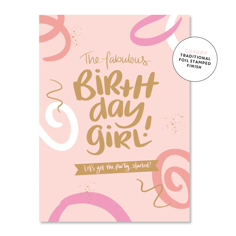 Fabulous Birthday Girl | Greeting Card