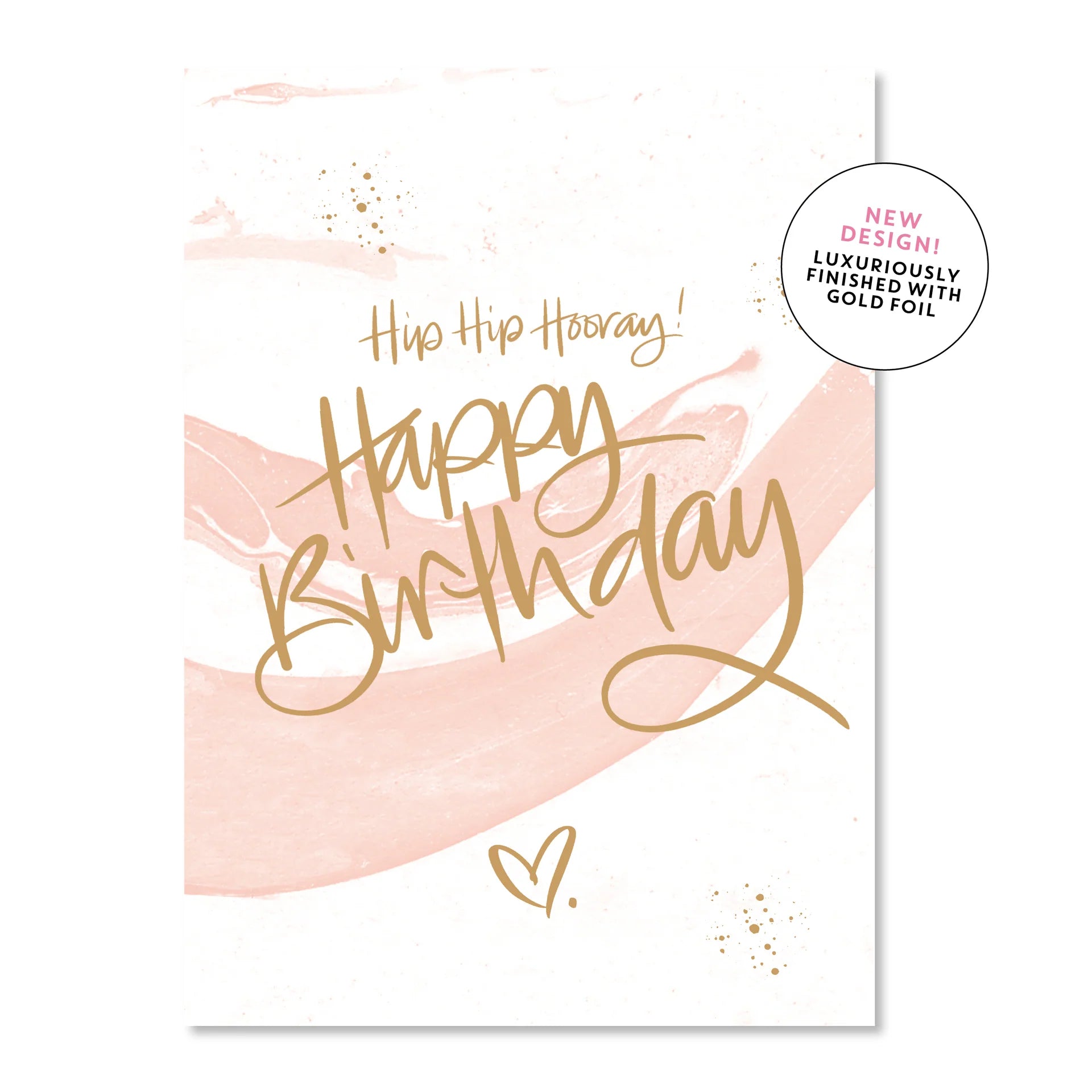 HB Pink Swish | Greeting Card