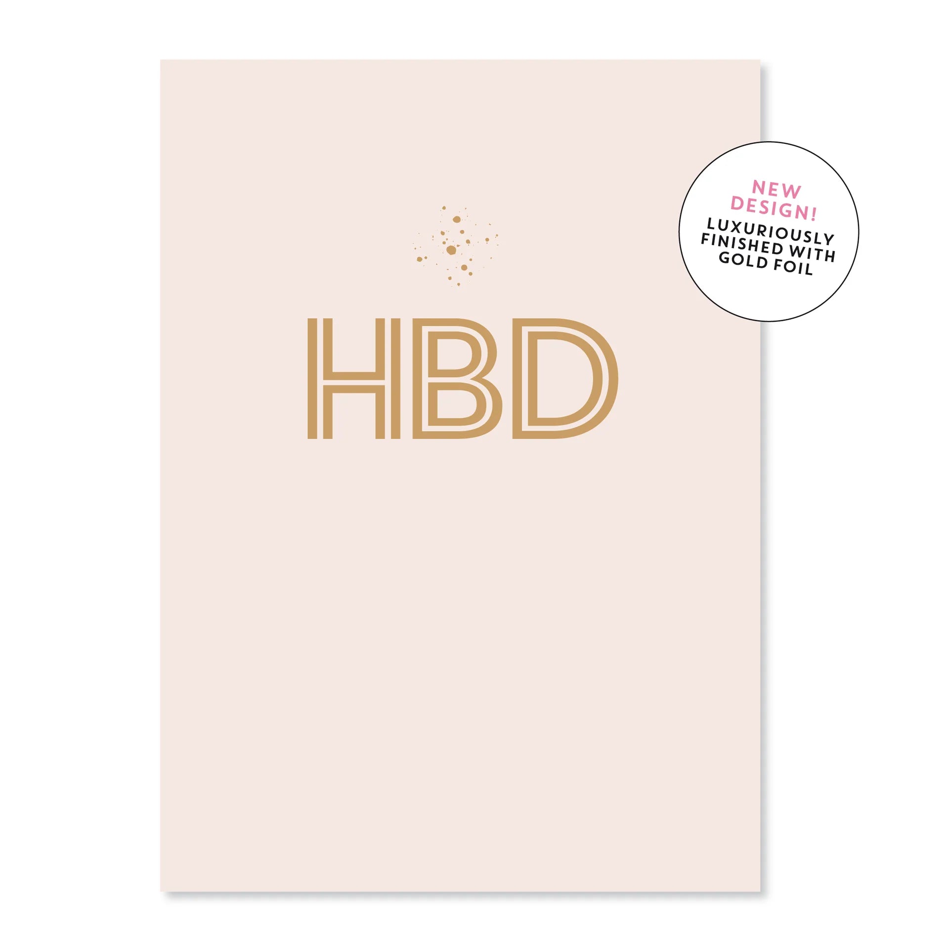 HBD  Happy Birthday | Greeting Card