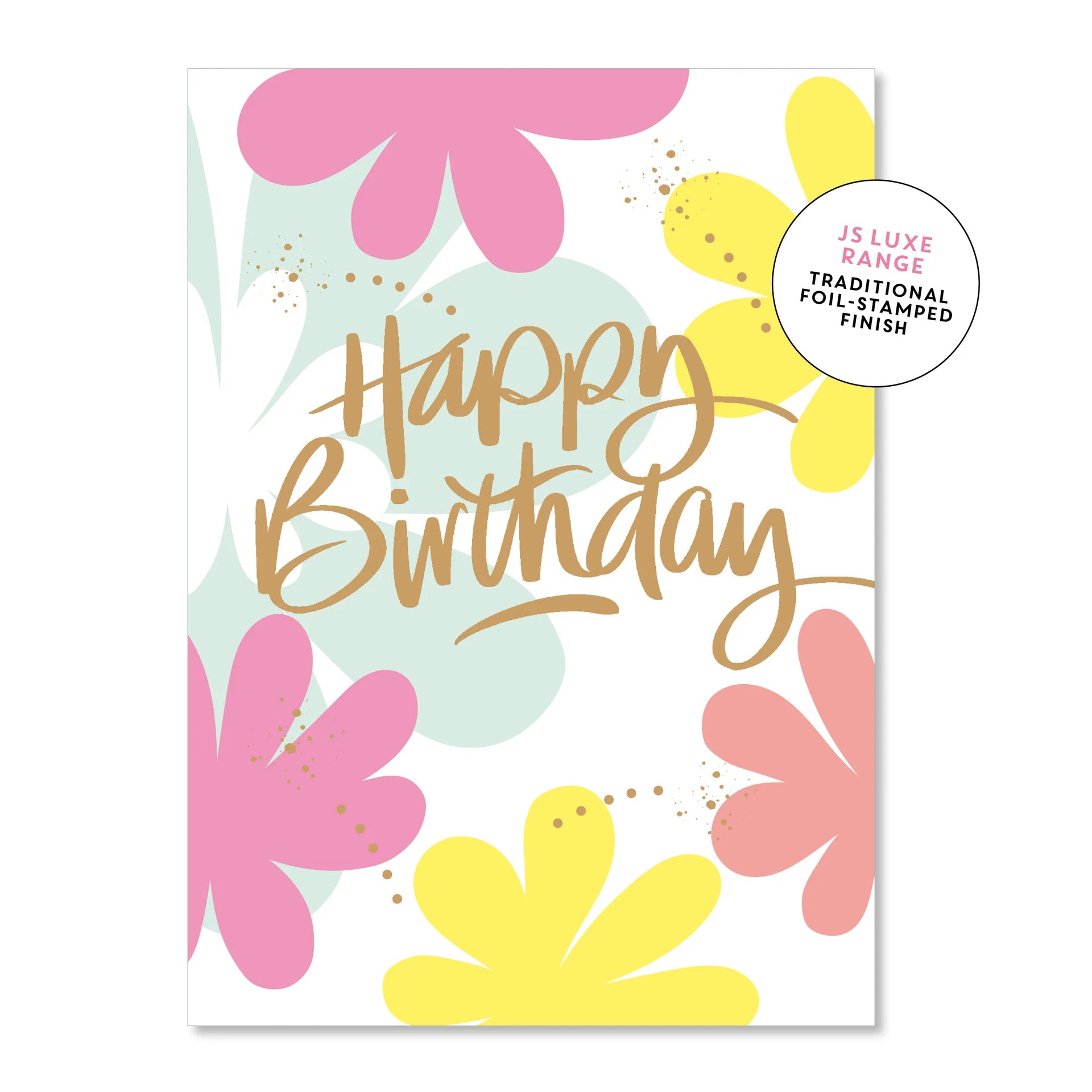 Flower Birthday Script | Greeting Card