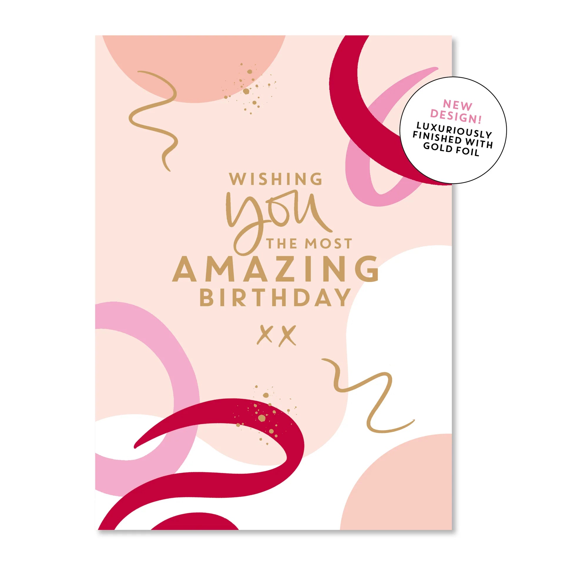 Amazing Birthday Pink | Greeting Card