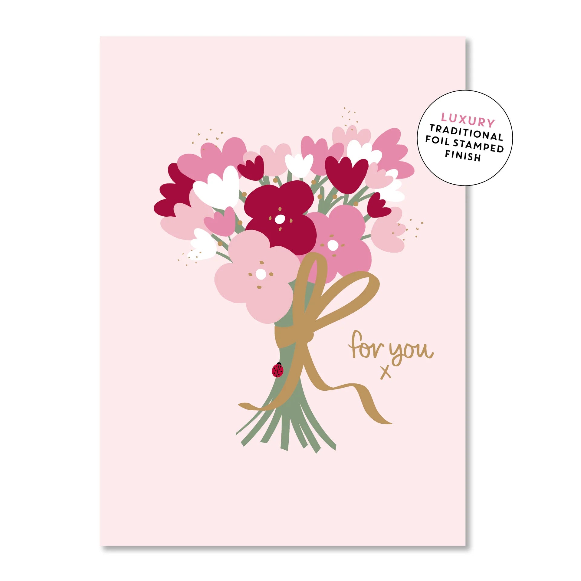 For You floral Bouquet | Greeting Card