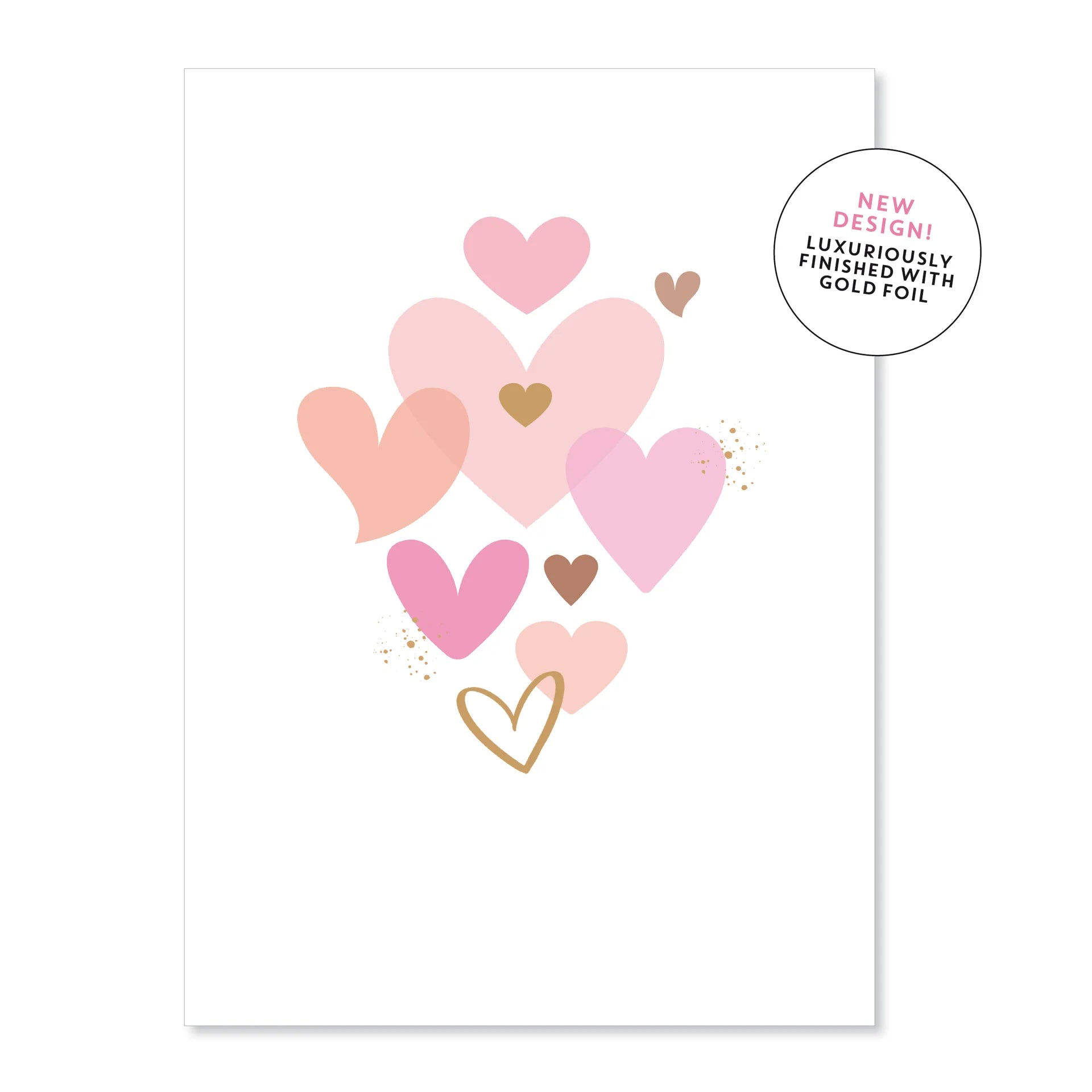 Cluster Of Hearts | Greeting Card
