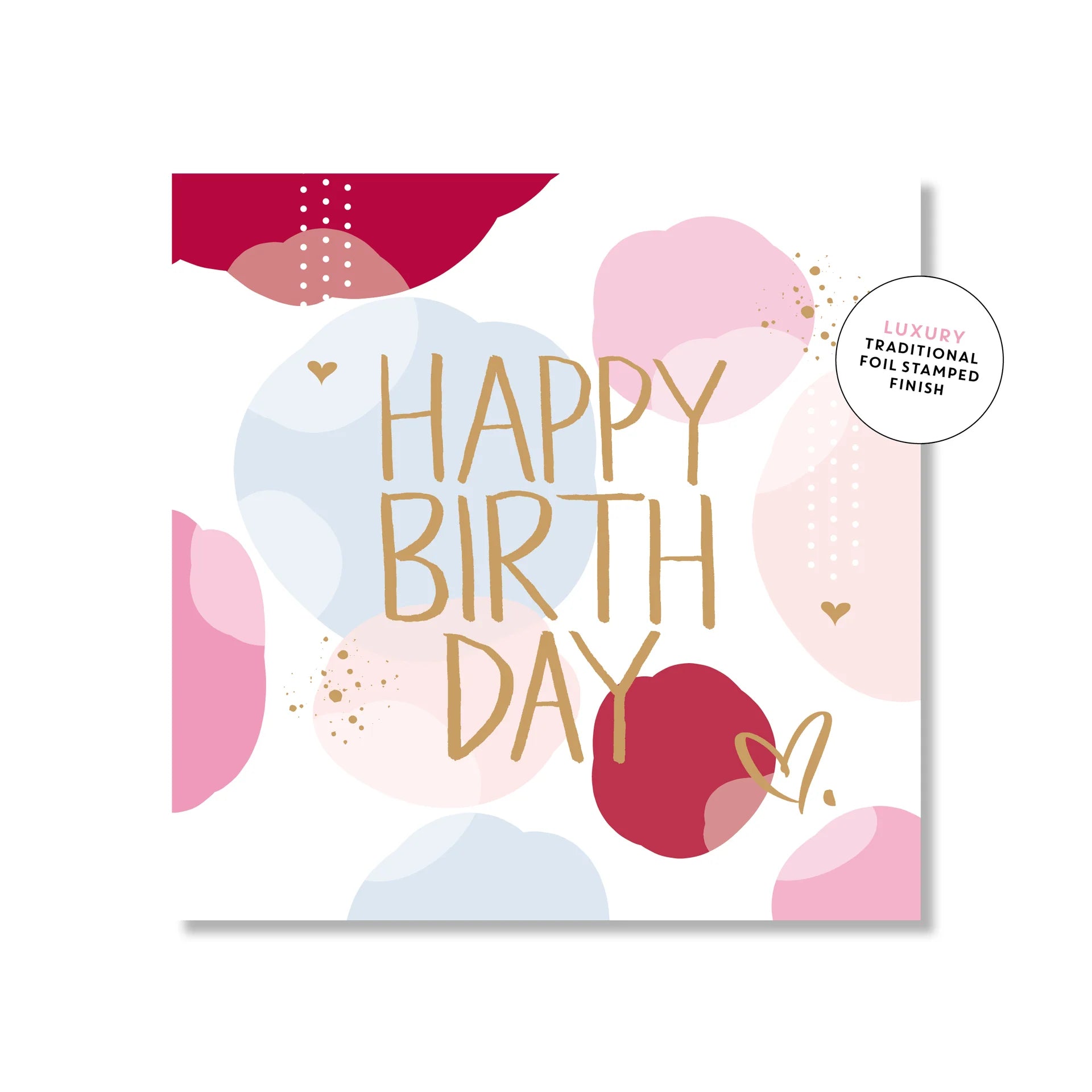 Happy Birthday Bubbles Square | Greeting Card