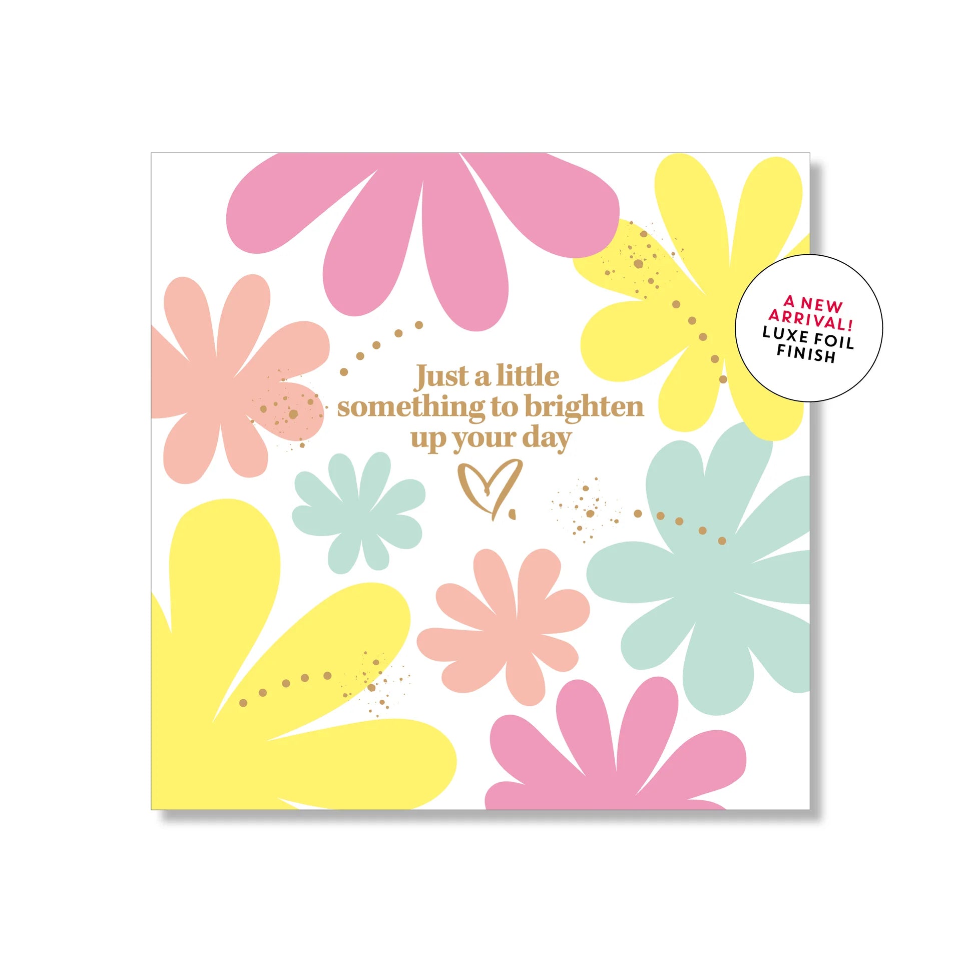 A Little  Something Floral Square | Greeting Card