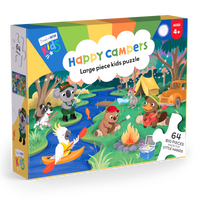 Kids 64pc Jigsaw Puzzle | Happy Campers
