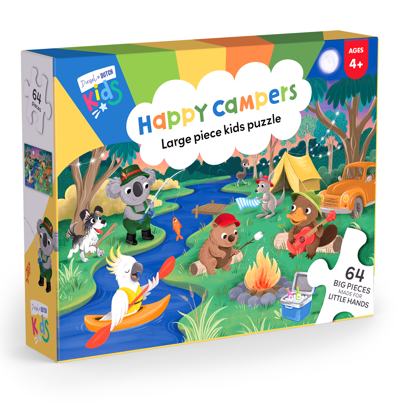 Kids 64pc Jigsaw Puzzle | Happy Campers