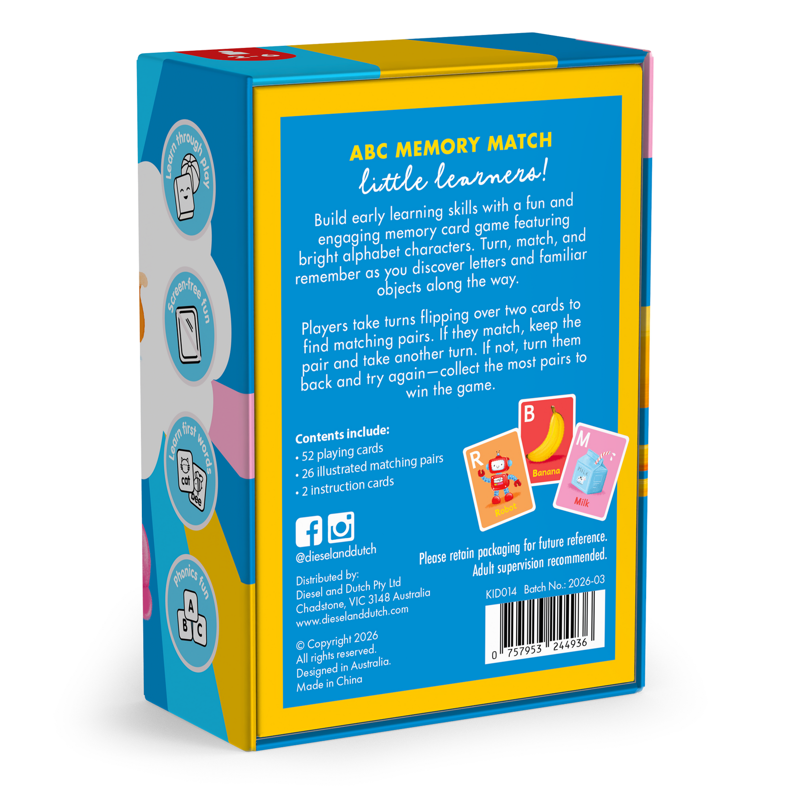 Kids ABC Memory Match