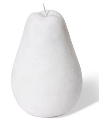 Pear Sculpture | White