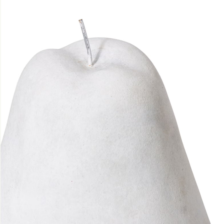 Pear Sculpture | White