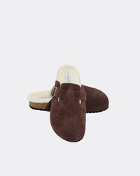 Lego Slide | Chocolate Suede