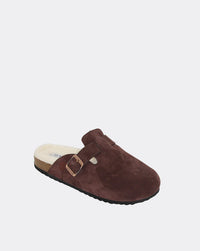 Lego Slide | Chocolate Suede