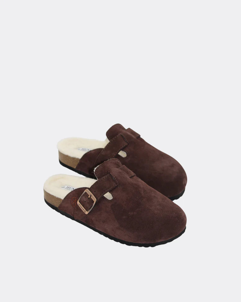 Lego Slide | Chocolate Suede