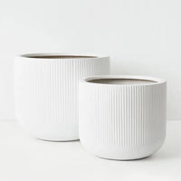 Pot Linear | White