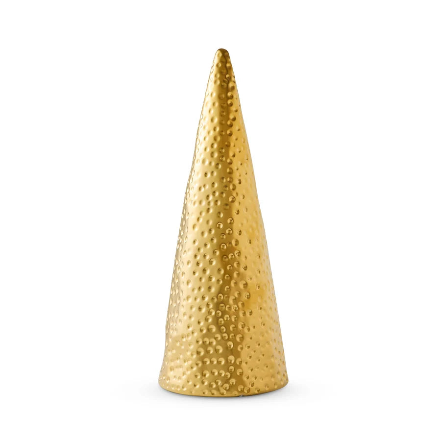 Gold Dimpled Christmas Tree Decor