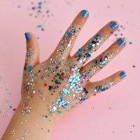 Mermaid Blue Water-Based, Scratch off Nail Polish for Kids | 8.5ml