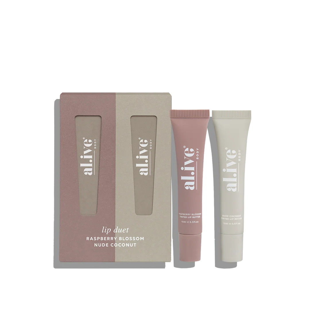 Lip Duet | Raspberry Blossom & Nude Coconut