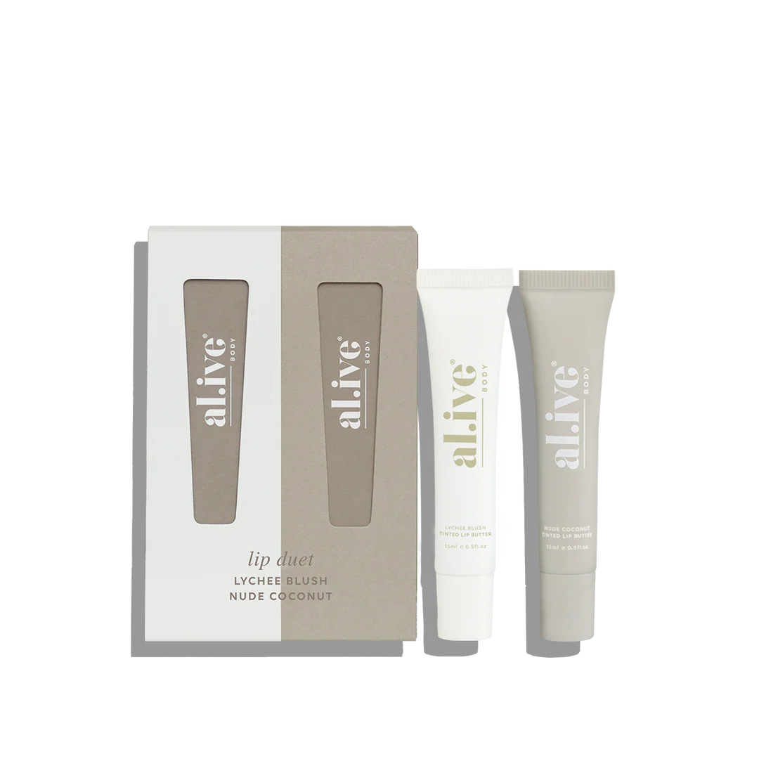Lip Duet | Lychee Blush & Nude Coconut