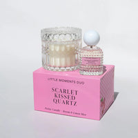 Little Moments Duo | Scarlet Kissed Quartz