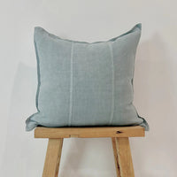 Luca Linen Cushion | Storm Blue