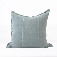 Luca Linen Cushion | Storm Blue