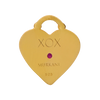 Love You Small Heart Necklace | 18KT Yellow Gold Plate