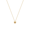 Love You Small Heart Necklace | 18KT Yellow Gold Plate