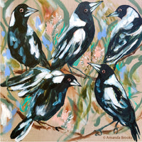 Fridge Magnets By Amanda Brooks | Bird Life