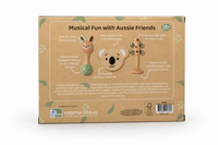 Bush Buddies Aussie Beats Maraca Tambourine Bell Stick Set