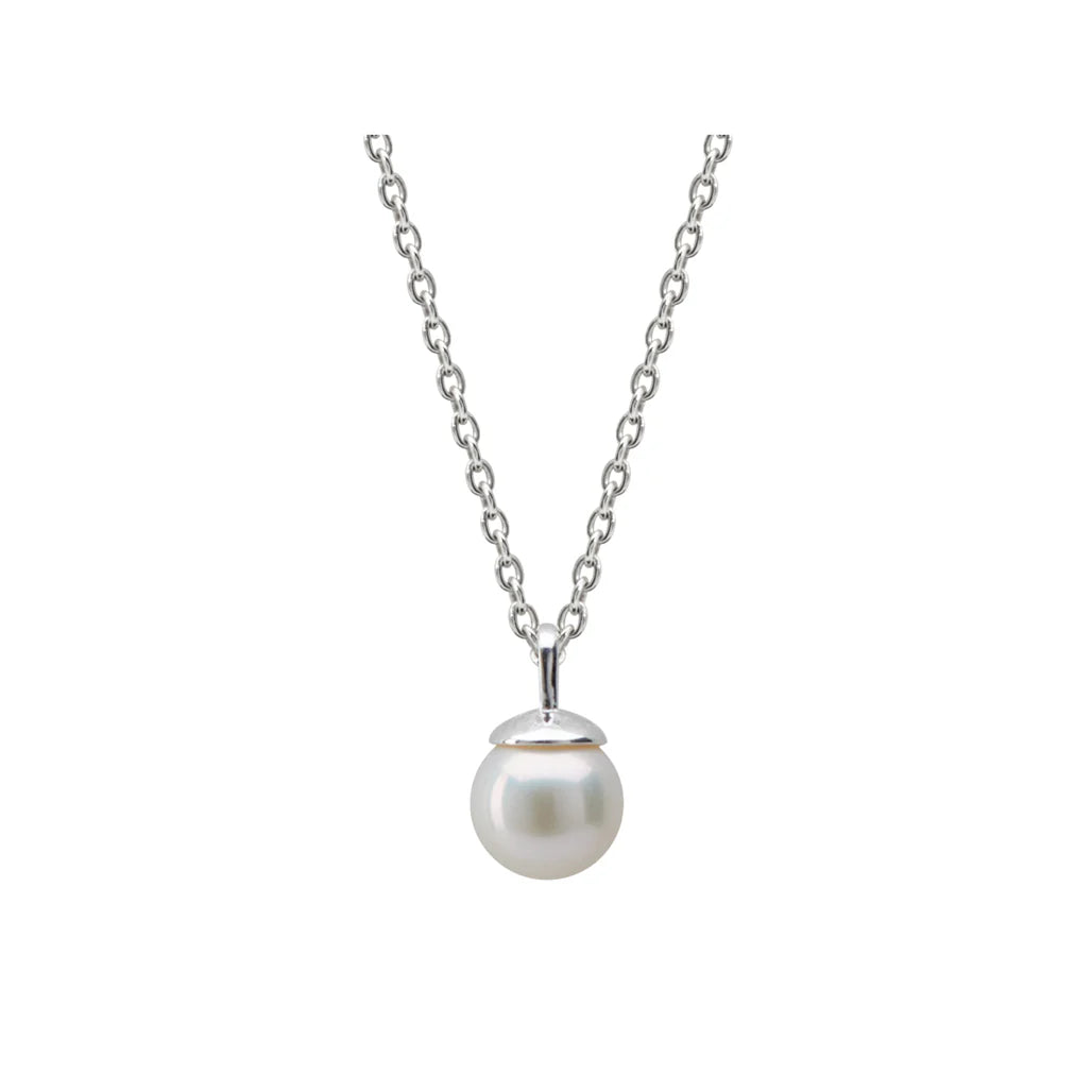 Pearl Necklace | Sterling Silver