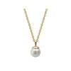 Pearl Necklace | 18KT Yellow Gold Plate