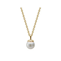 Pearl Necklace | 18KT Yellow Gold Plate