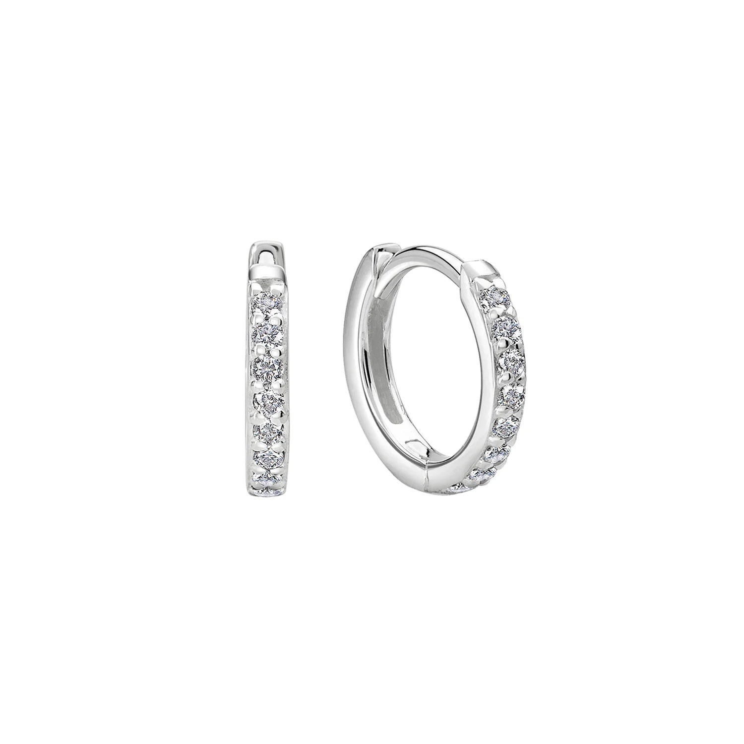 11mm Huggies | Sterling Silver