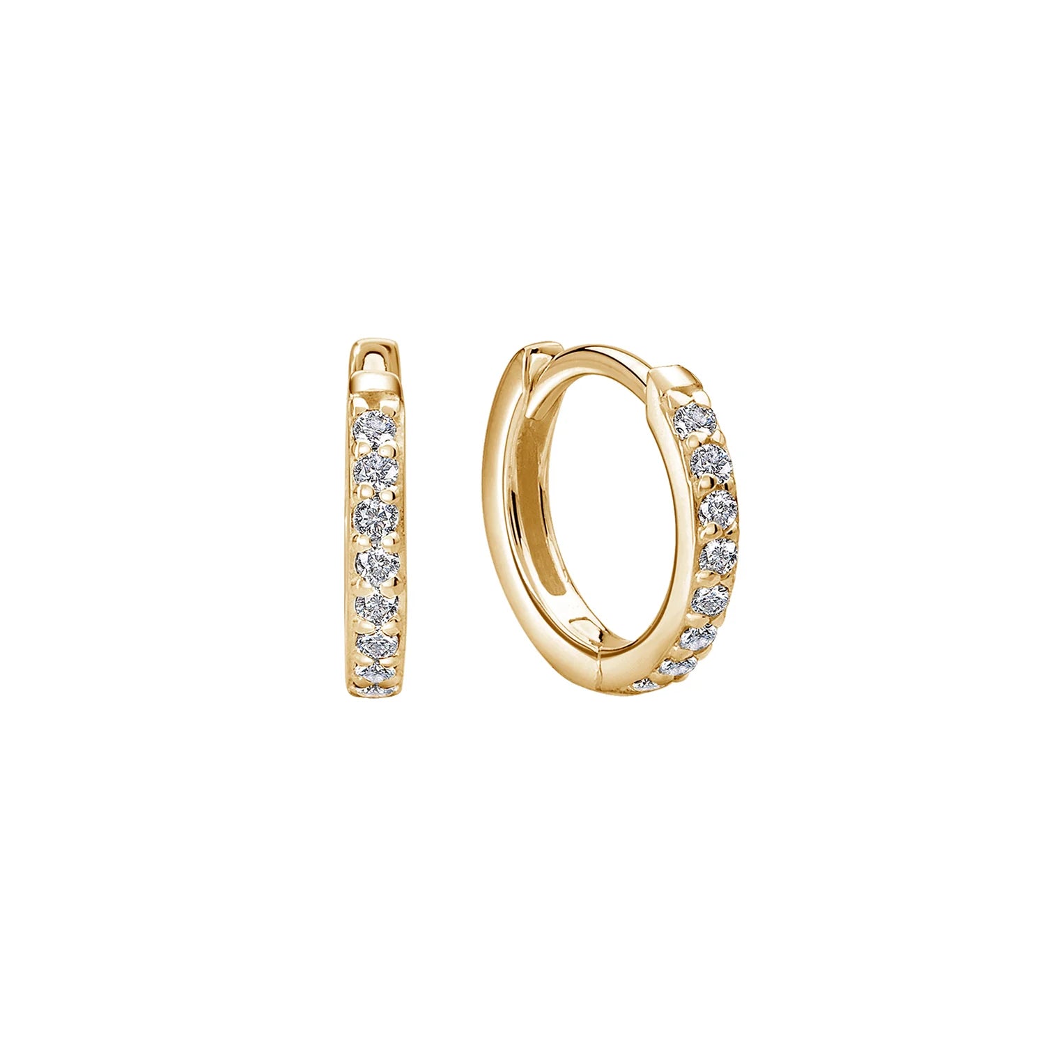 11mm Huggies | 18KT Yellow Gold Plate