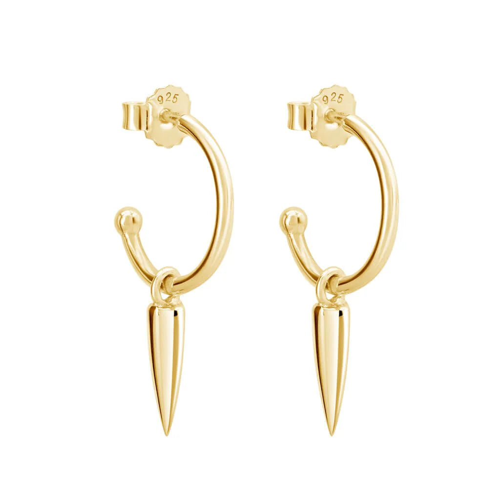 Dagger Hoops | 18KT Yellow Gold Plate