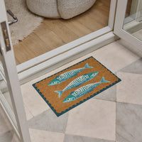 Sardines Blue Doormat