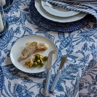 Clyde Stripe Blue/White Cheese Knife Set