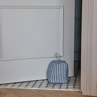 Samara Stripe Dark Blue Door Stop