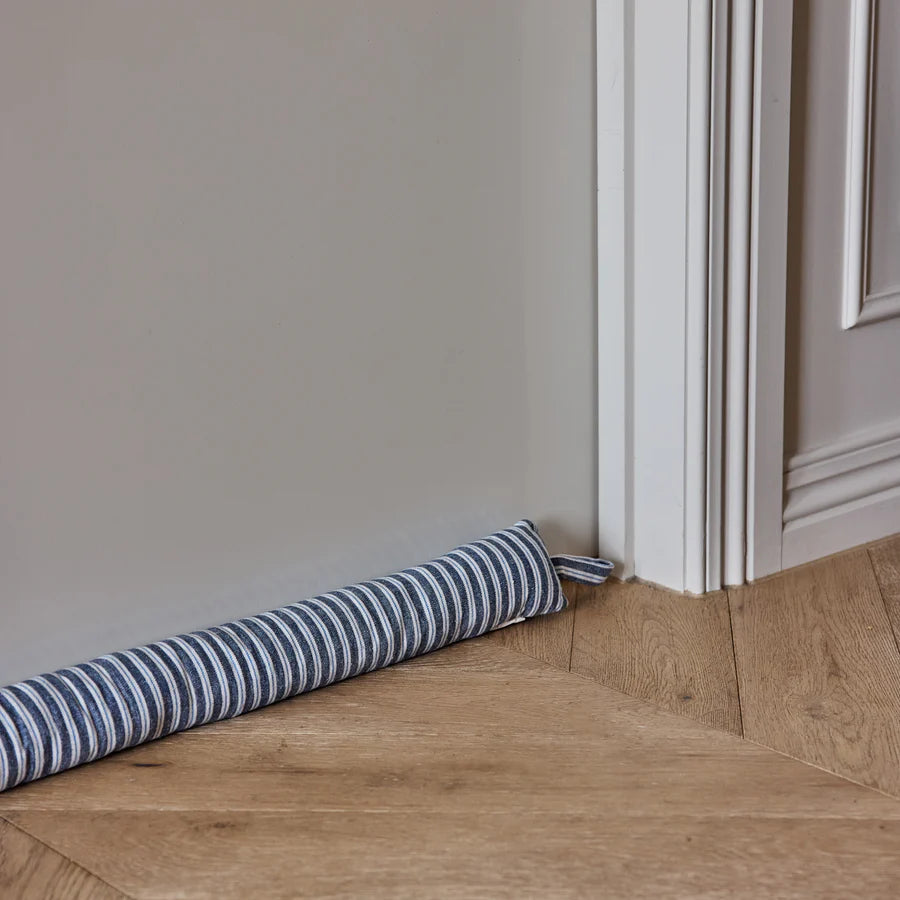 Samara Stripe Dark Blue Draught Stopper