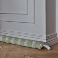 Catania Green Stripe Draught Stopper 95cm