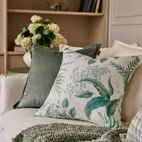 Fern Blue/Green Cushion