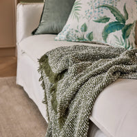Clara Green/Cream Throw