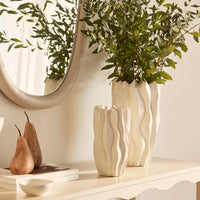 Porto Matte Vase | White