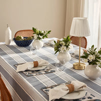 Morgan Blue Square Hard Coaster Set 4