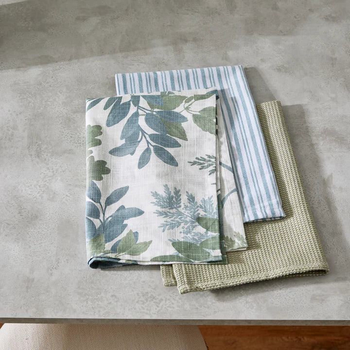 Naree Seafoam Teatowel Pack